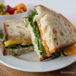 yummy veggie sandwich on sourdough bread recipe