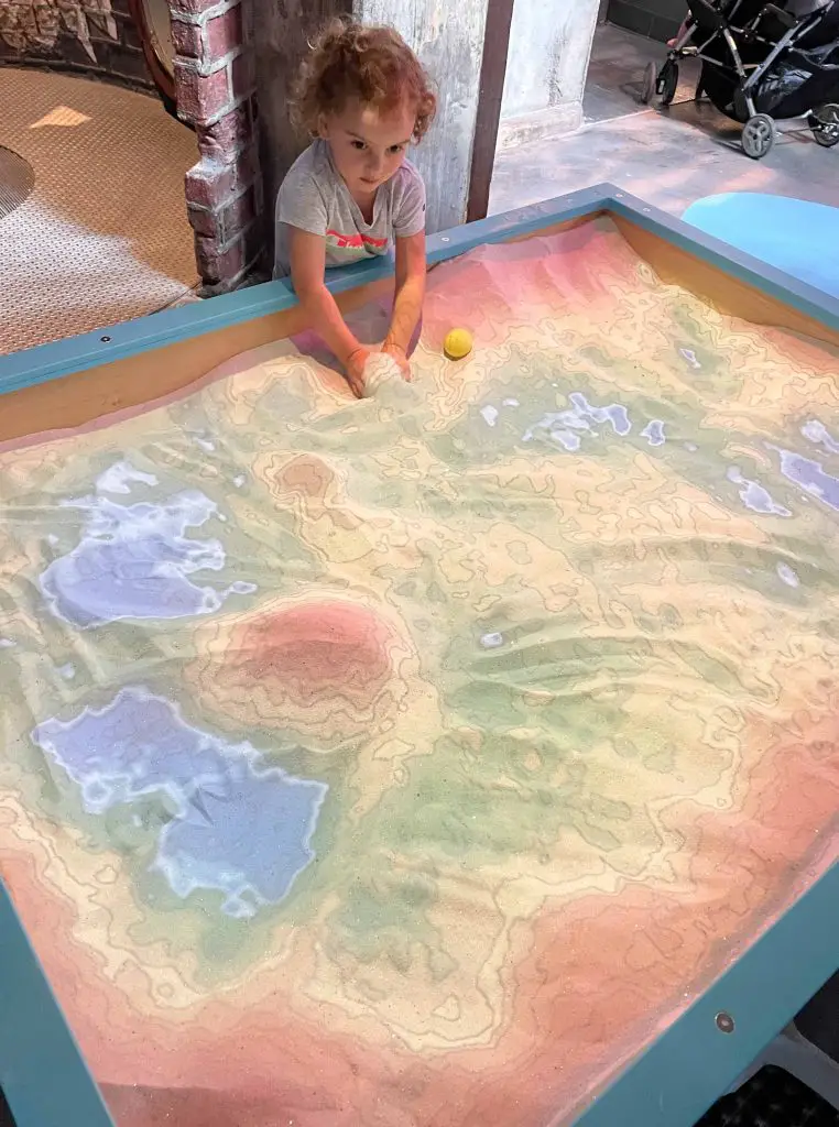 science city in union station kansas city sand topography