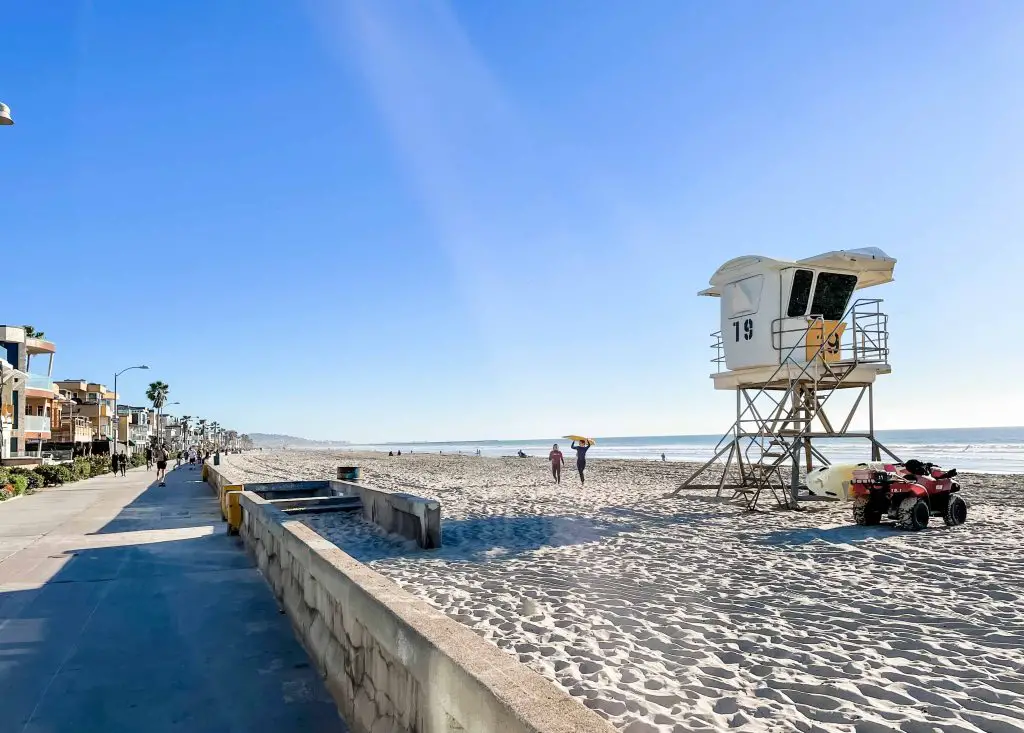 mission beach san diego california boardwalk