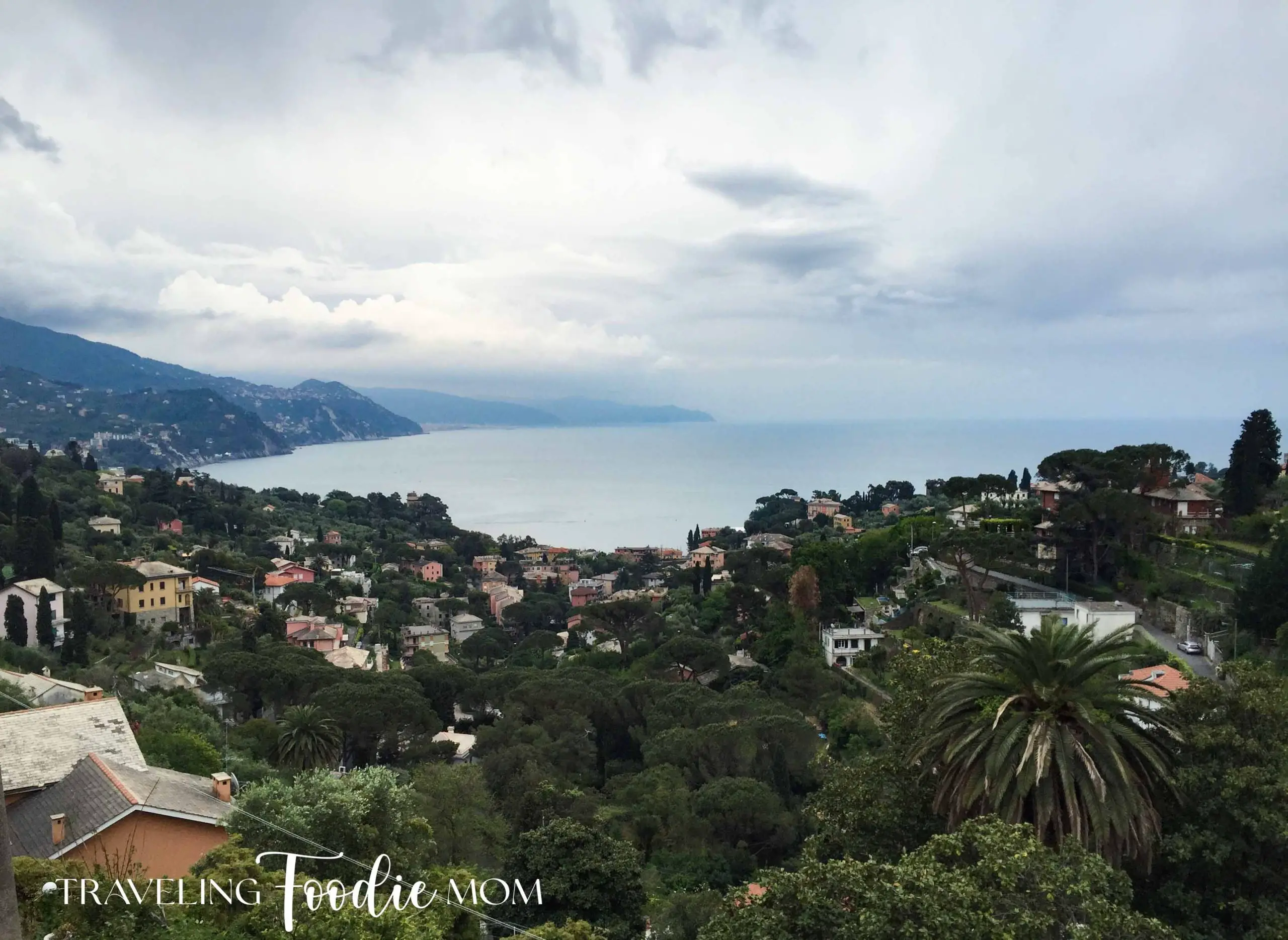 rapallo italy scenic view of coast