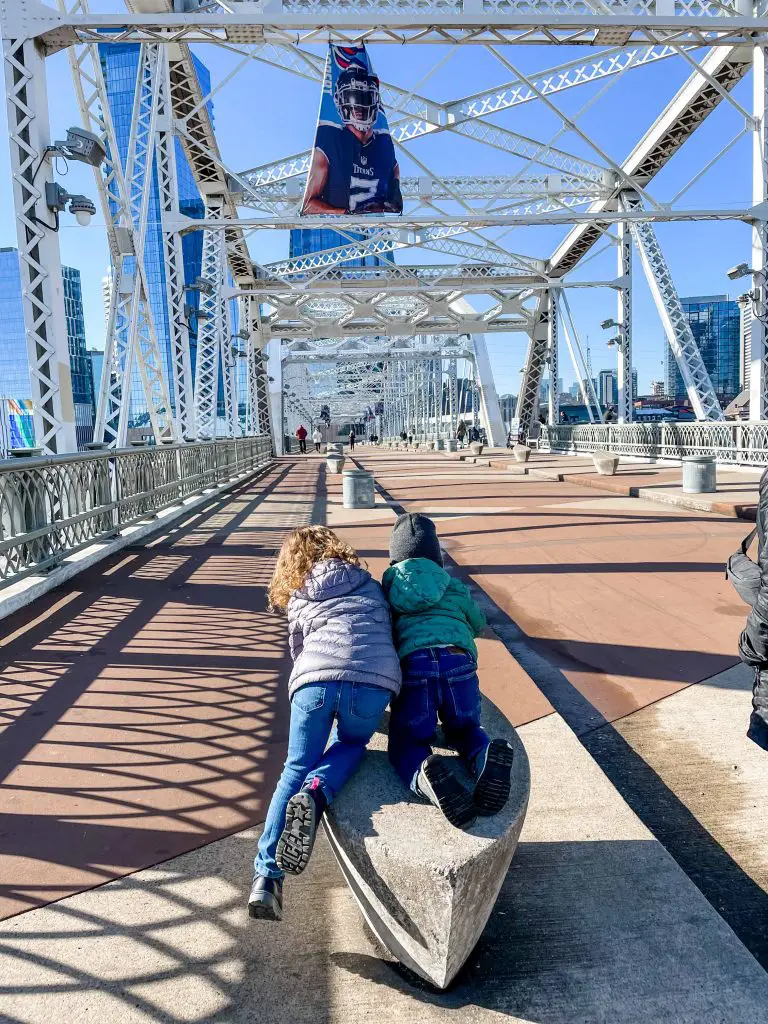 John Seigenthaler Pedestrian Bridge nashville things to do with kids