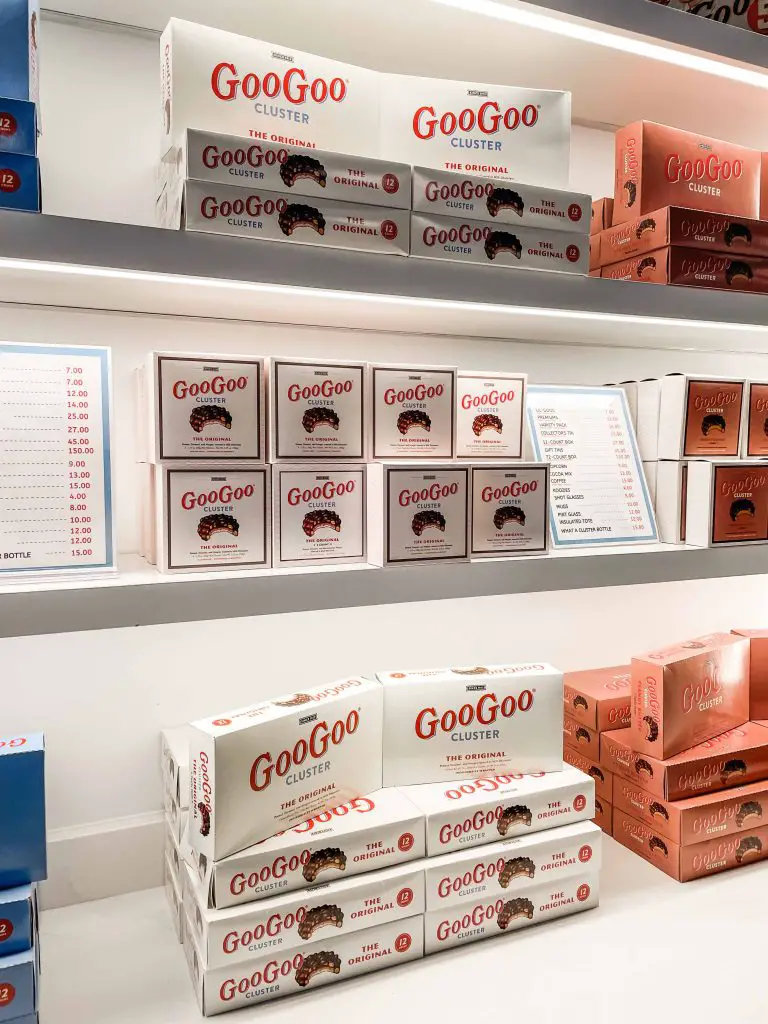 goo goo cluster store make your own cluster options nashville