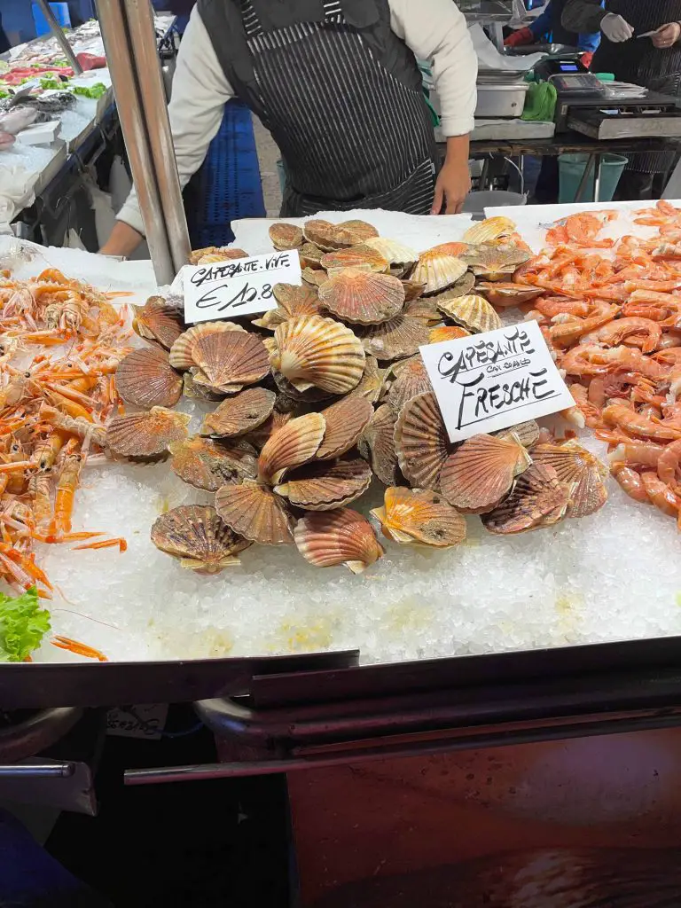 venice things to do food fish market shell fish
