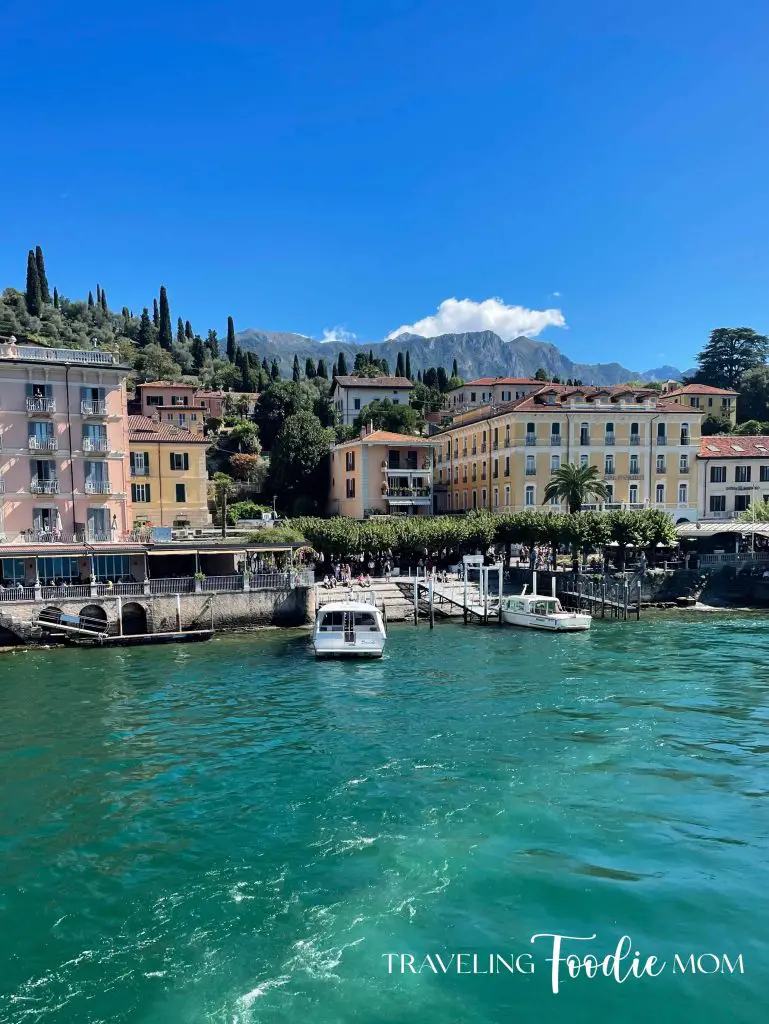 bellagio lake como italy from ferry