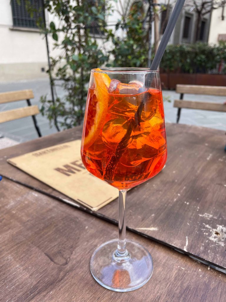 san tinello aperitivo pistoia italy aperol spritz