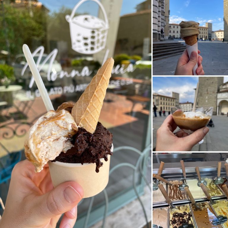 the best gelato shops in Pistoia Italy